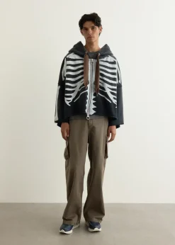 SWT Knit DEVIL Hoodie Blouson (BONE)