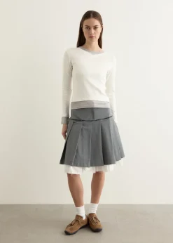 Tailored Midi Skirt