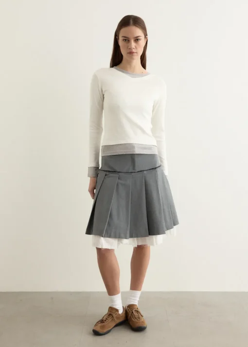 Tailored Midi Skirt