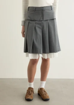 Tailored Midi Skirt