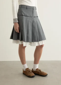 Tailored Midi Skirt