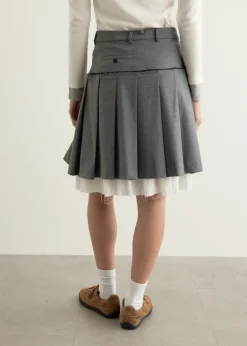 Tailored Midi Skirt