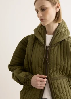 Taped Quilted Hoody