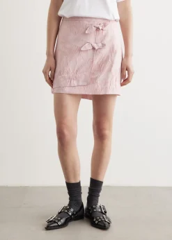Textured Cloque Mini Skirt