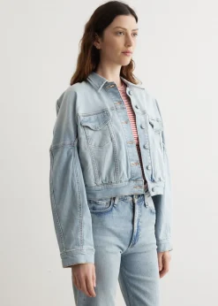 Tint Denim Bomber Jacket