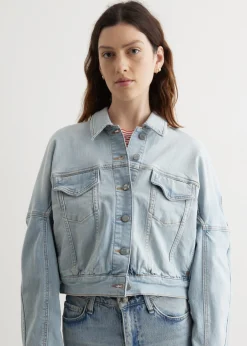 Tint Denim Bomber Jacket