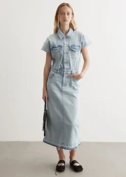 Tint Denim Midi Dress