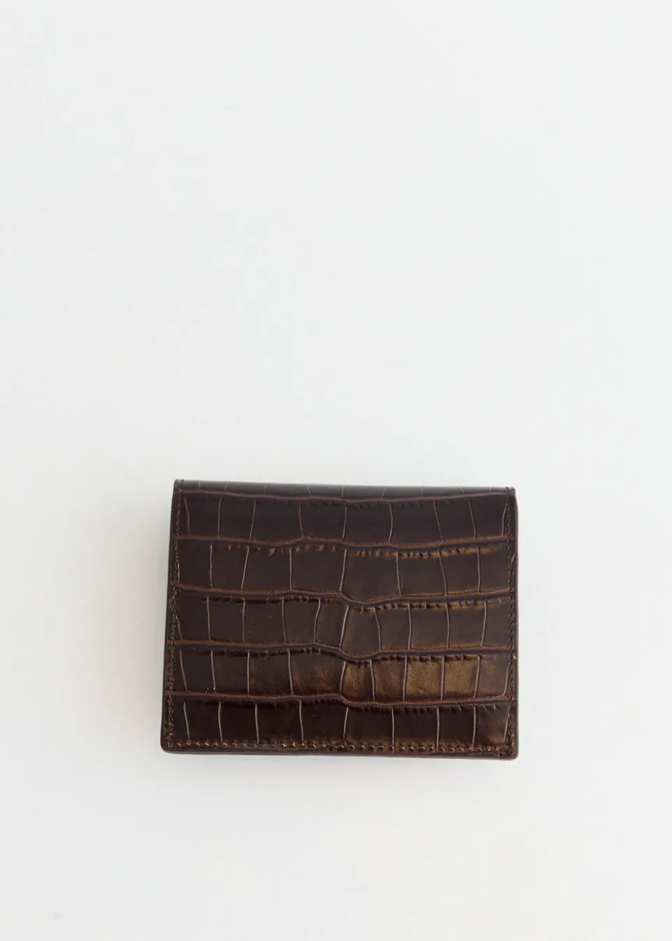 T-Lock Croco-Embossed Cardholder