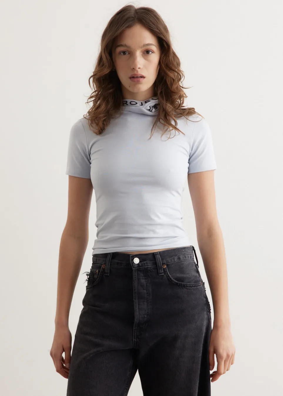 Triple Collar Fitted T-Shirt
