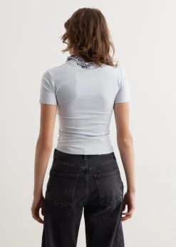 Triple Collar Fitted T-Shirt