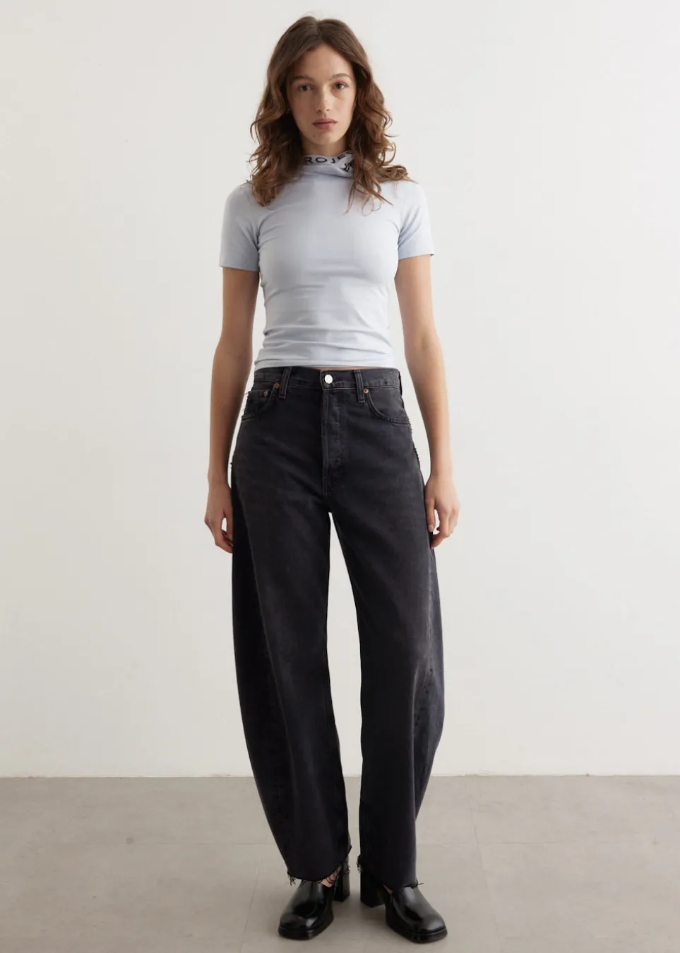 Triple Collar Fitted T-Shirt