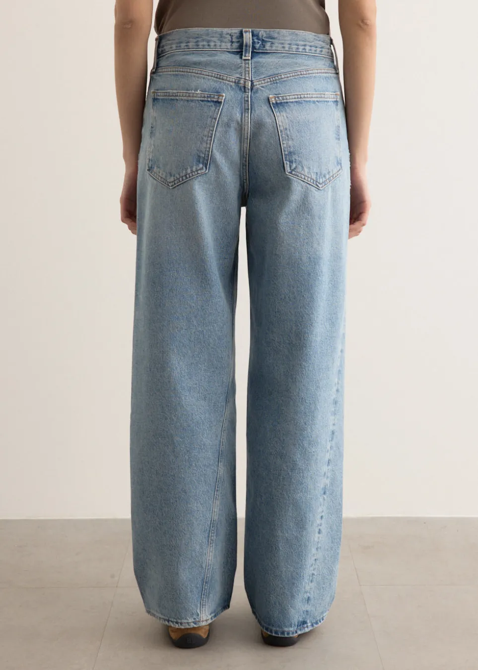 Twist Low Slung Baggy Jeans