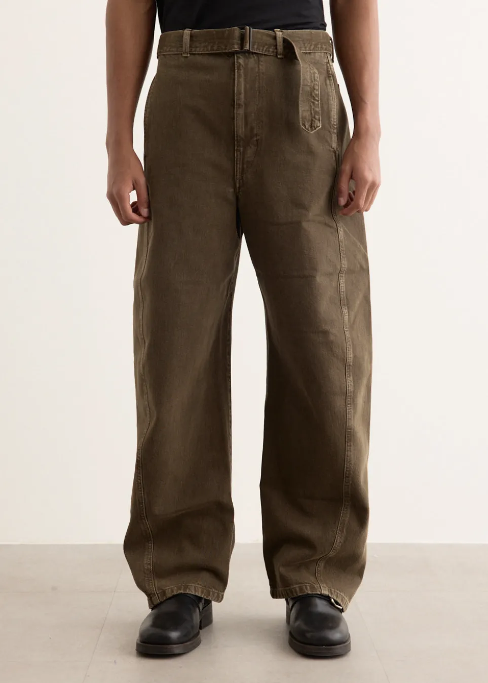 Twisted Belted Pants