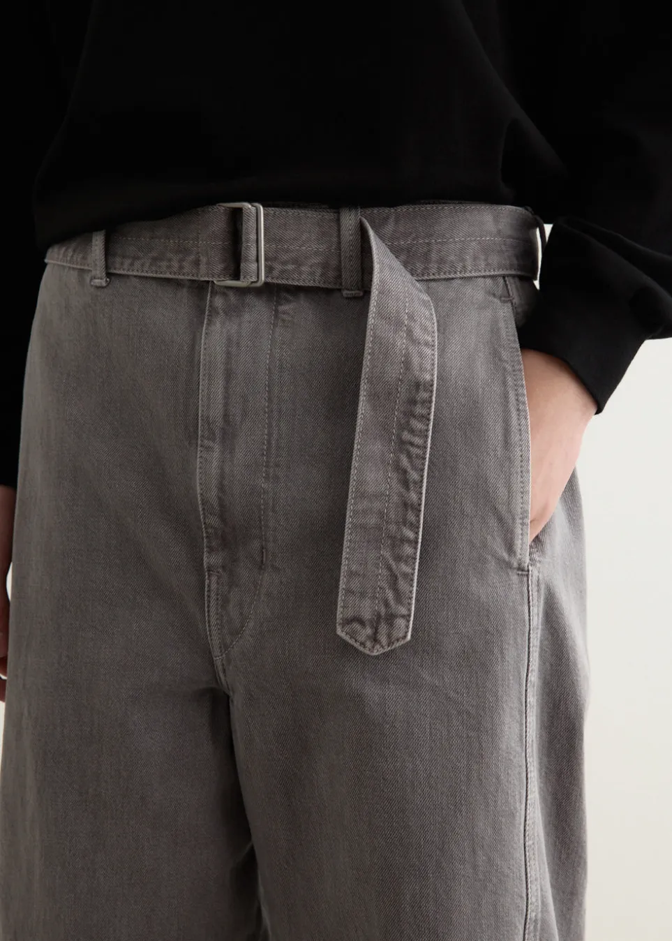 Twisted Belted Pants