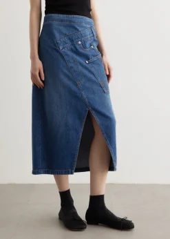 Twisted Midi Skirt