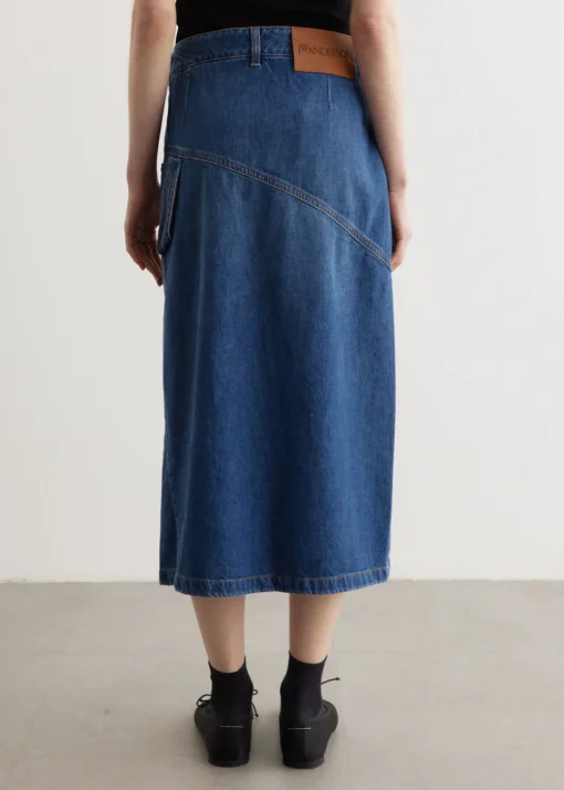 Twisted Midi Skirt