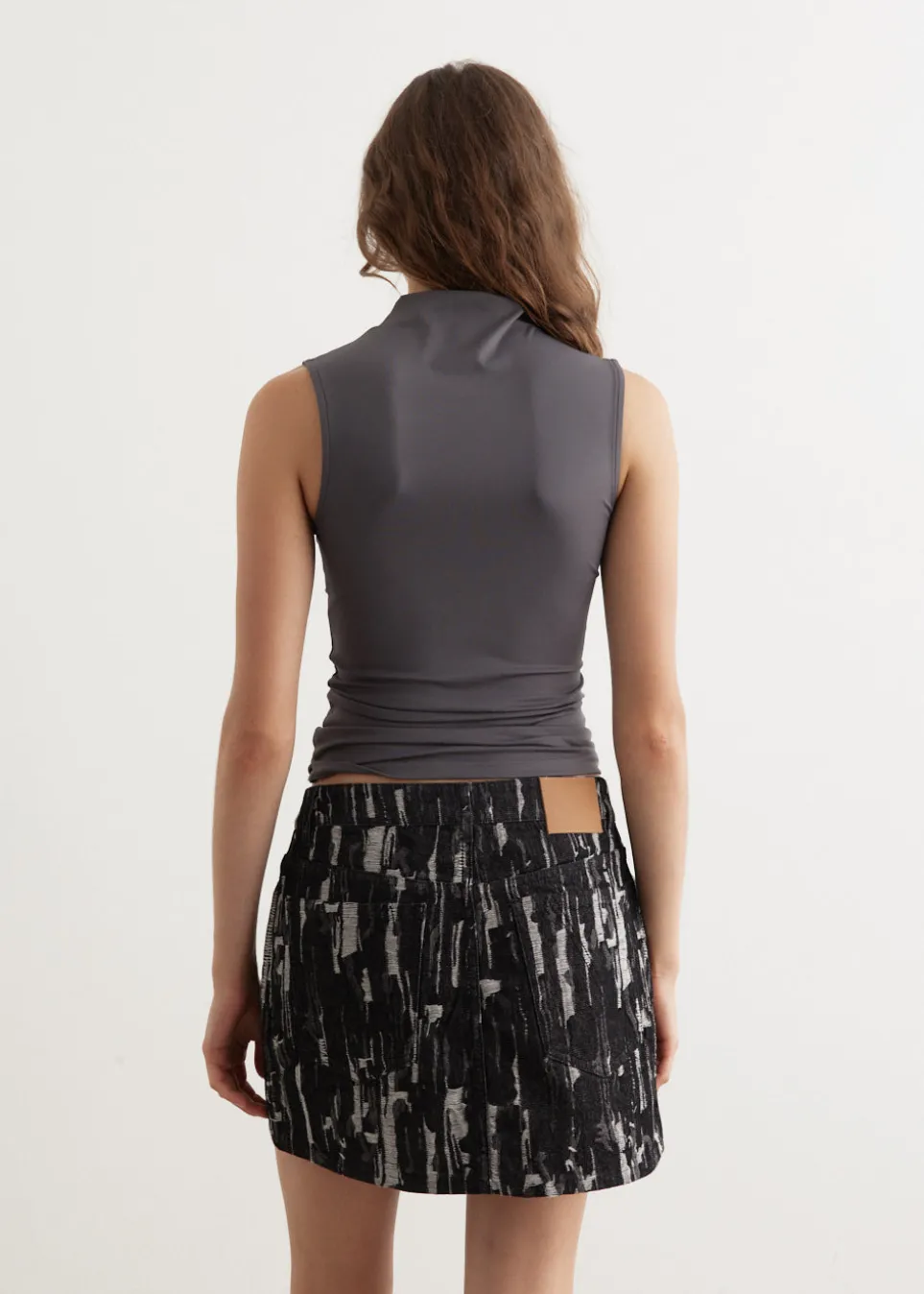 Tyne High Neck Tank Top