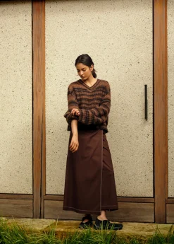 Umbra Wrap Midi Skirt