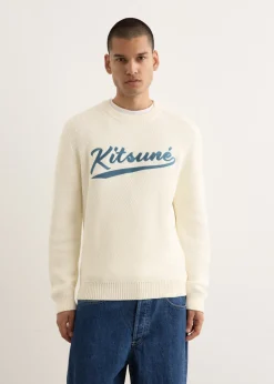 Varsity Embroidered Mesh Jumper