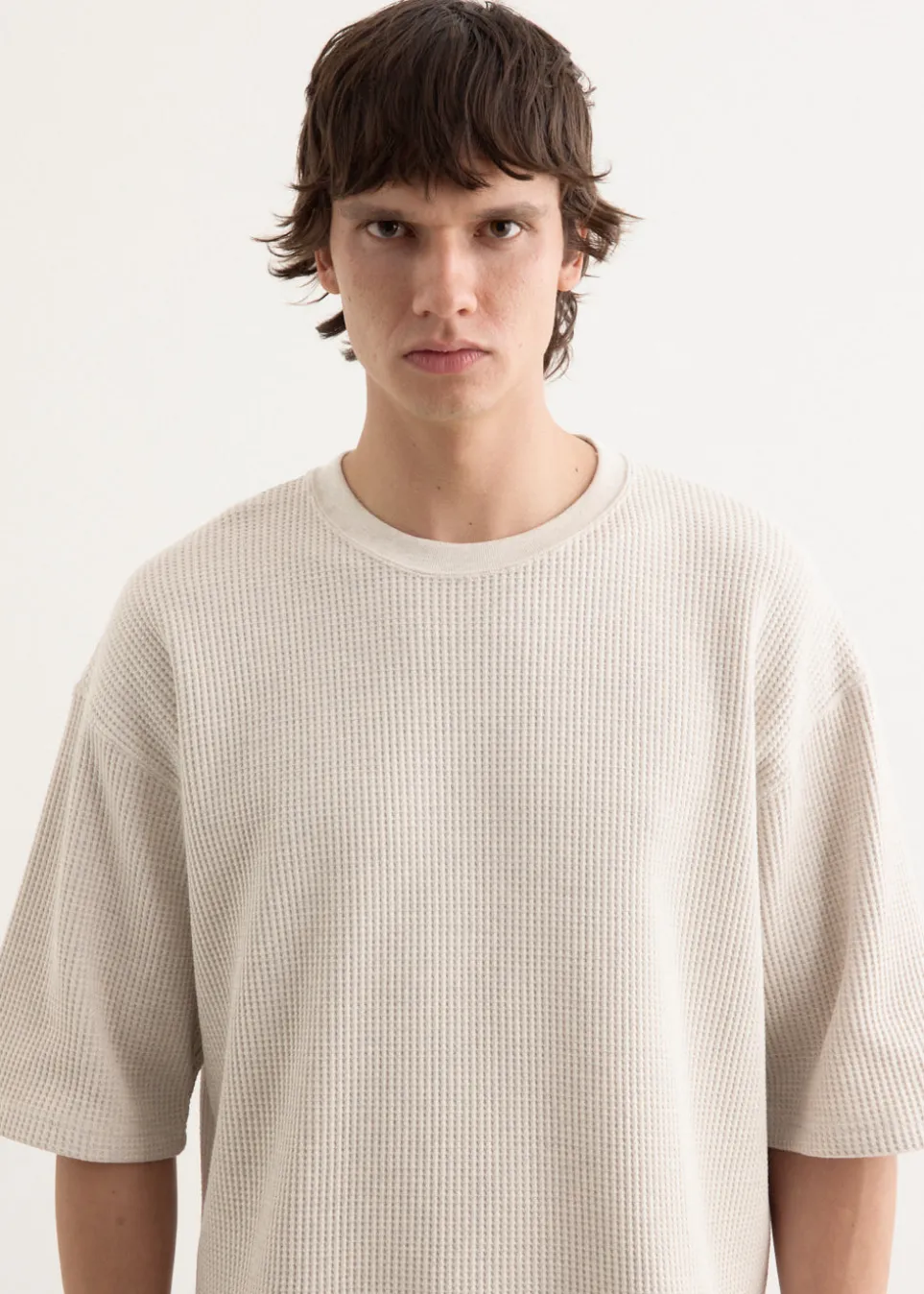 Waffle Half Sleeve T-Shirt