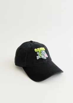 Washed Cotton Canvas Puppy Cap