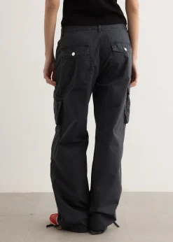 Washed Cotton Twill Pants