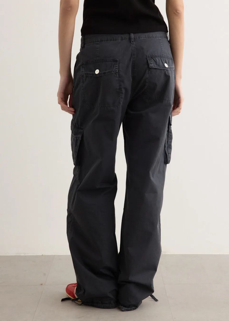 Washed Cotton Twill Pants
