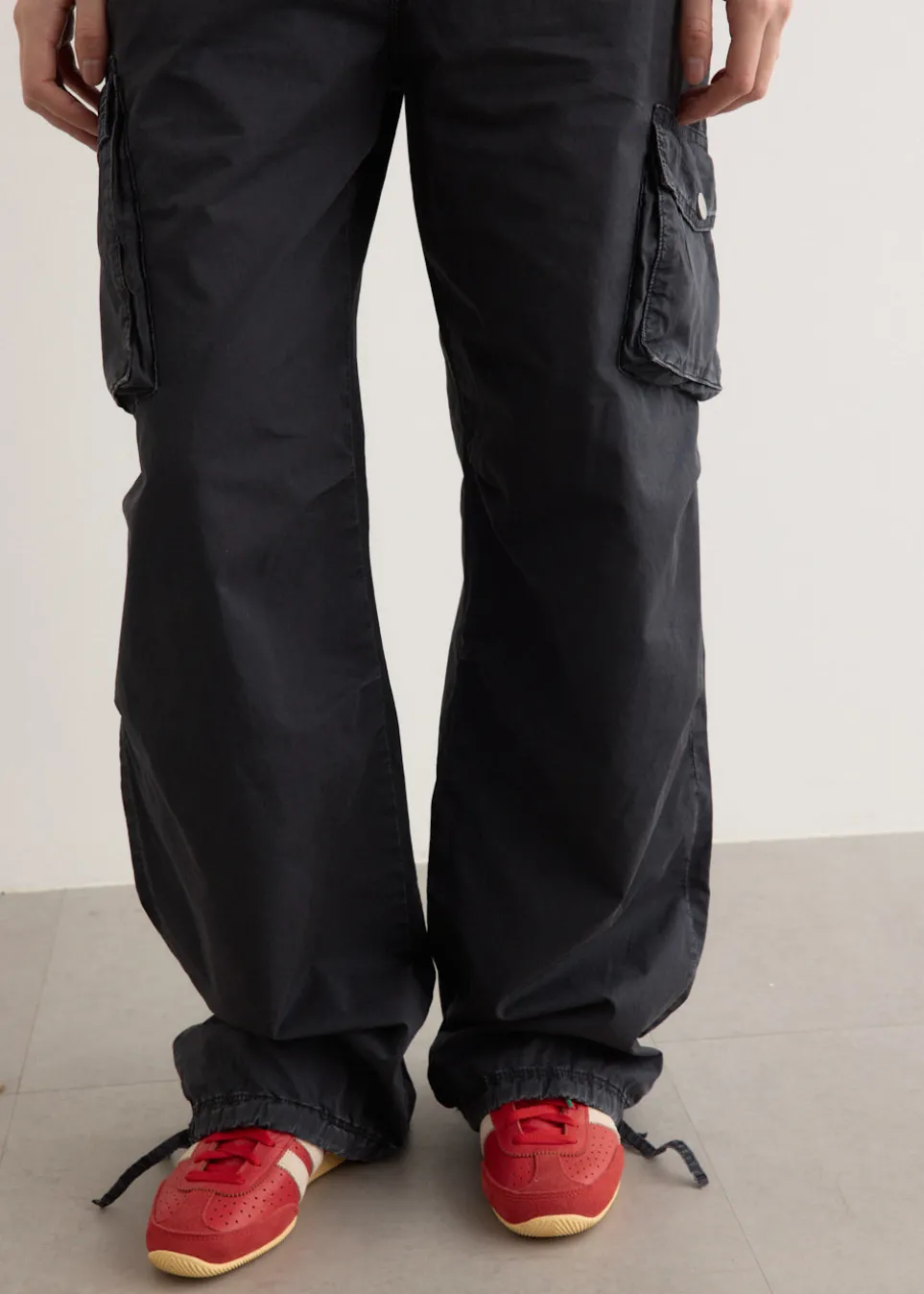Washed Cotton Twill Pants