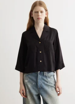Washed Satin Shirt