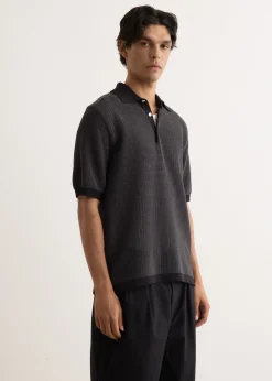 Washi 2 Tone Knit Polo
