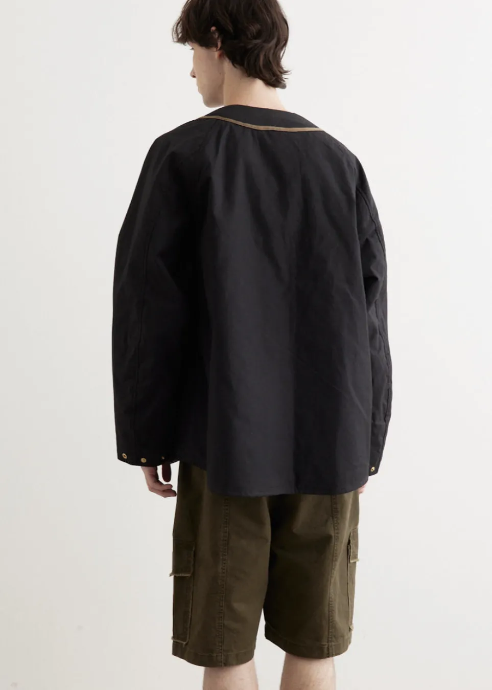 Weather Cotton Oil Coating Baseball Blouson