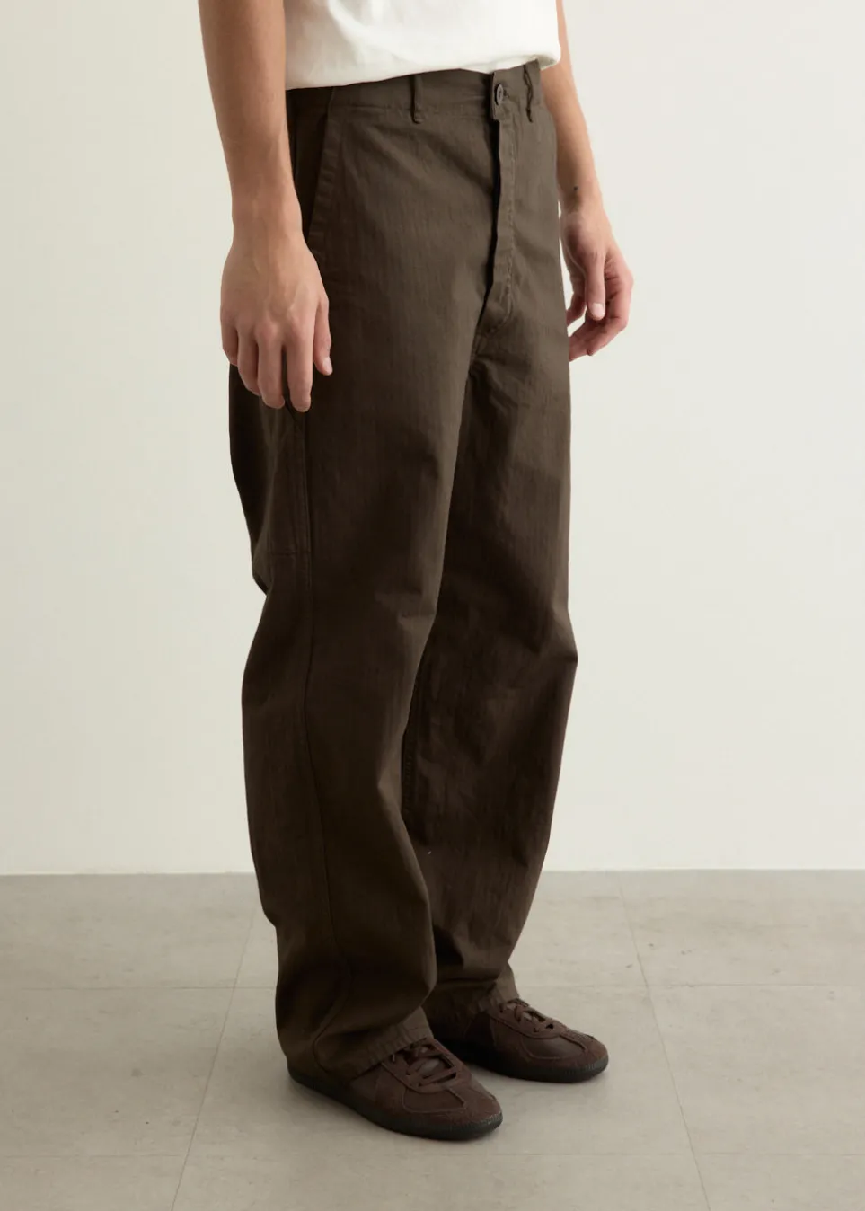 Wide Fit French Work Pants
