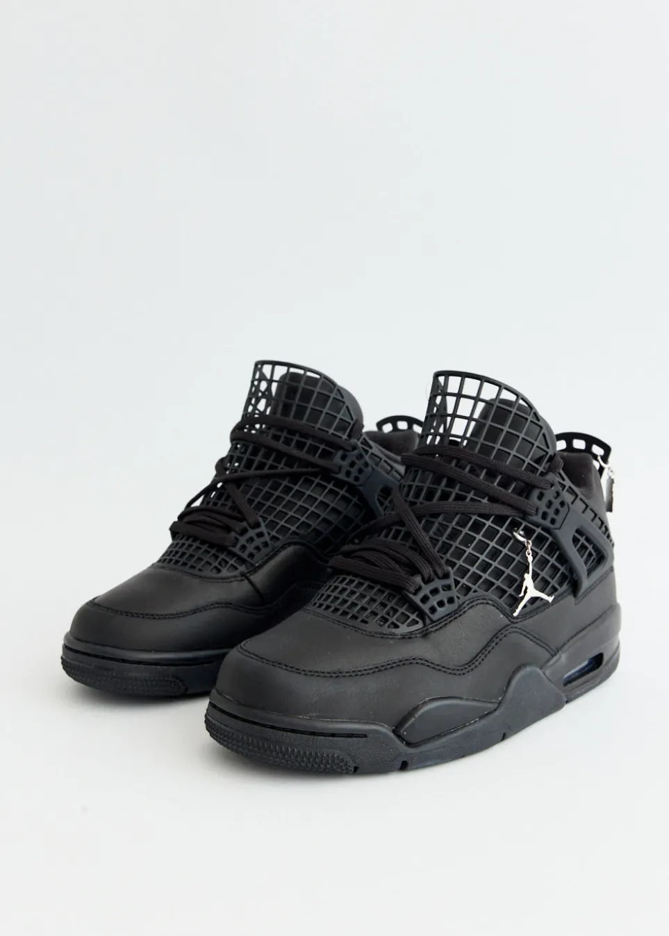 Women's Air Jordan 4 Net 'Black' Sneakers