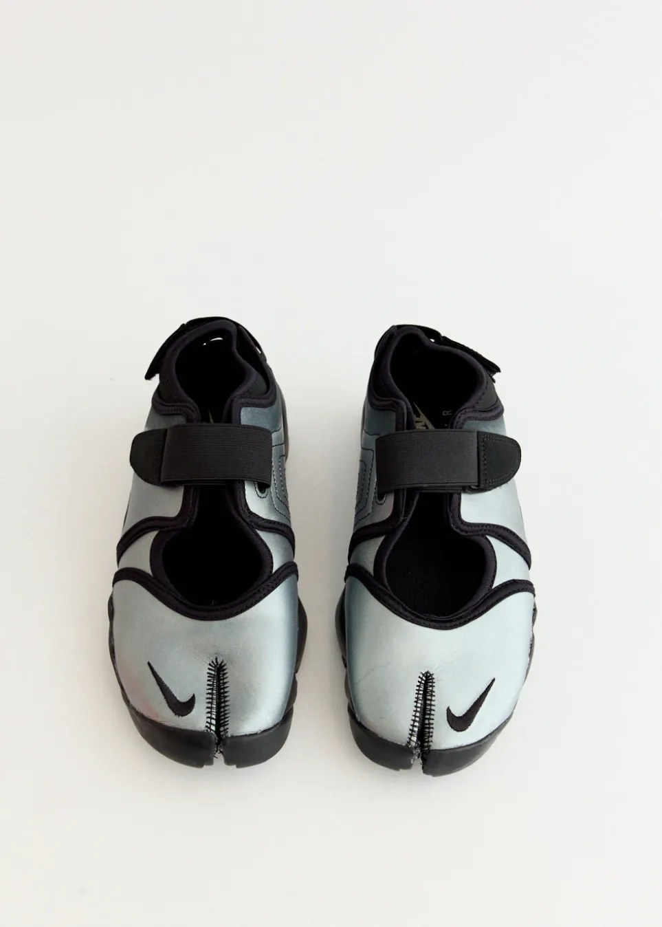 Women's Air Rift Breathe 'Metallic Silver Black' Sneakers