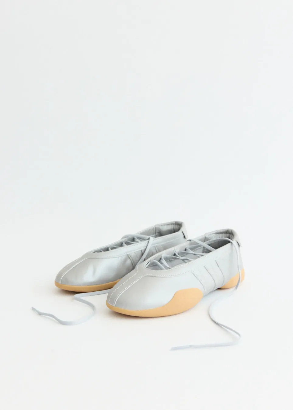 Women's Taekwondo Mei 'Silver Metallic' Ballet Sneakers