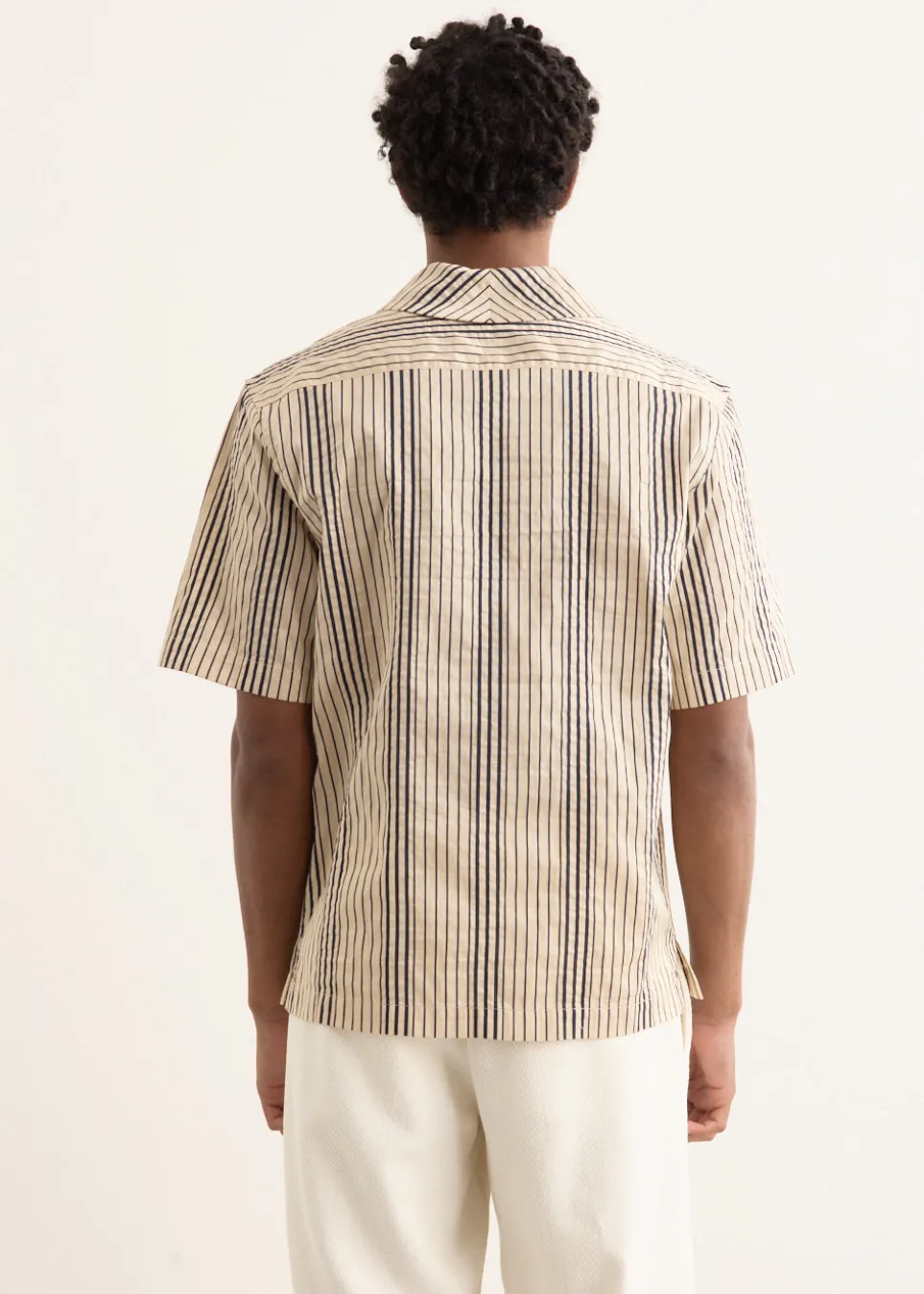 Woven Stripe Nautical Shirt