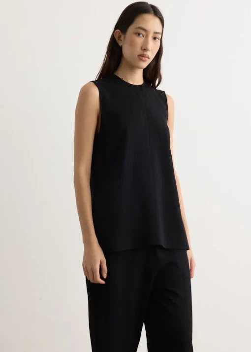 Woven Stripe Top