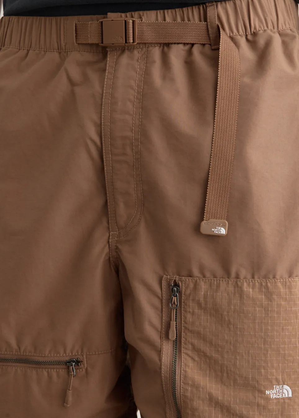 Woven Zipper Shorts