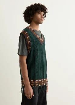 x CLOT by Edison Chen Crochet Vest