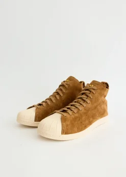 x Wales Bonner Superstar Hi 'Tan Brown' Sneakers