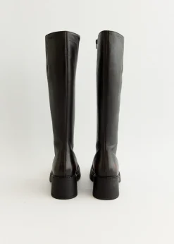 Yumi Brushed Brown Boots