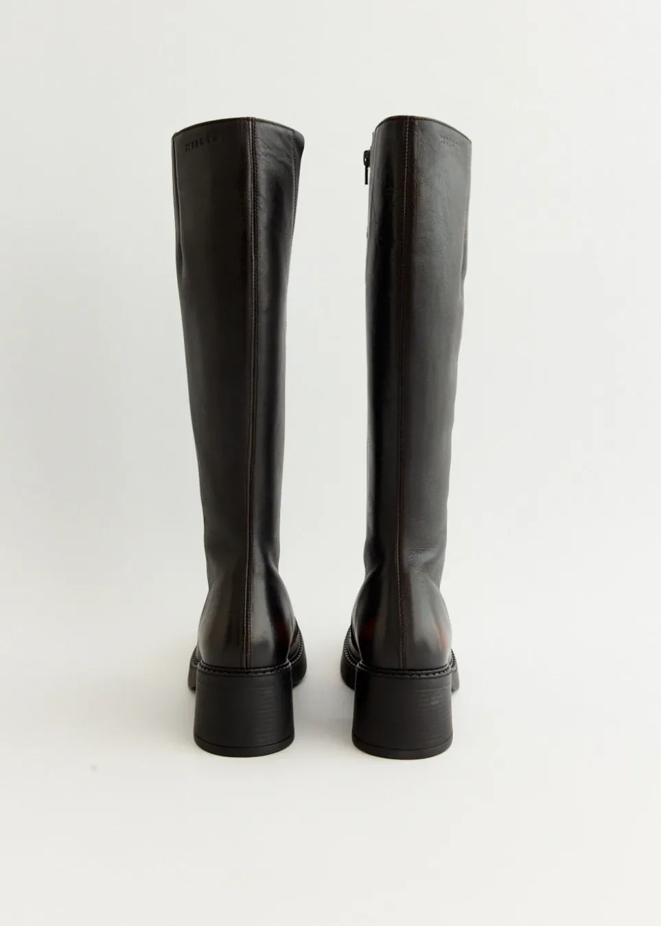 Yumi Brushed Brown Boots