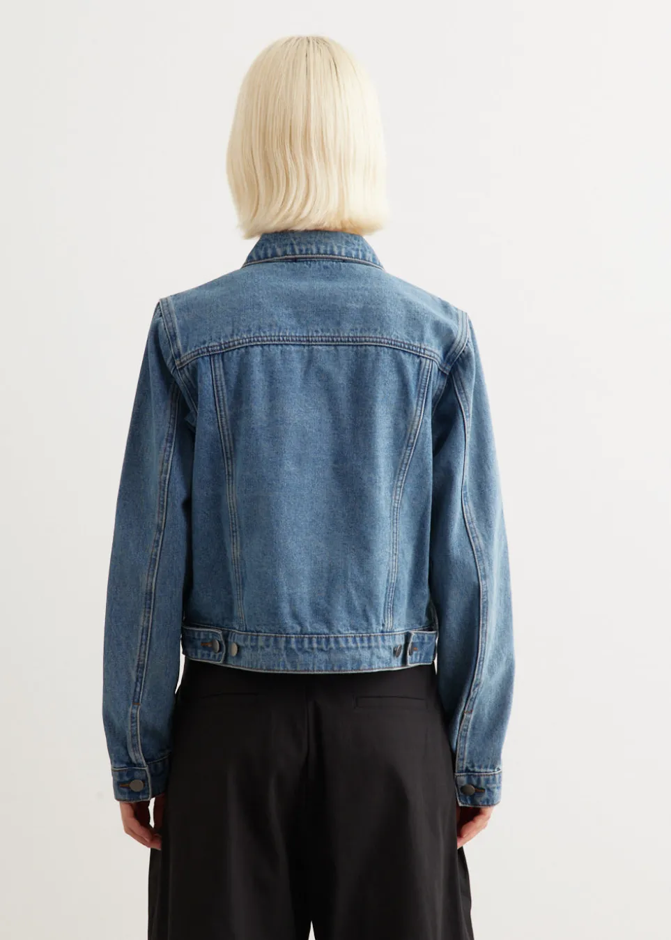 Zipper Denim Jacket